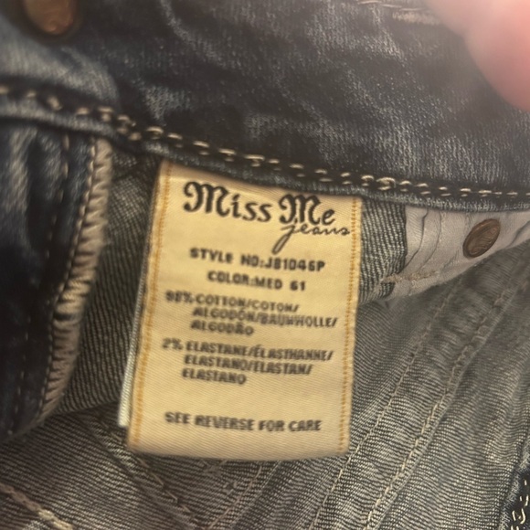 Miss Me ‘Boyfriend Boot’ cropped; Sz 29; - Picture 7 of 7